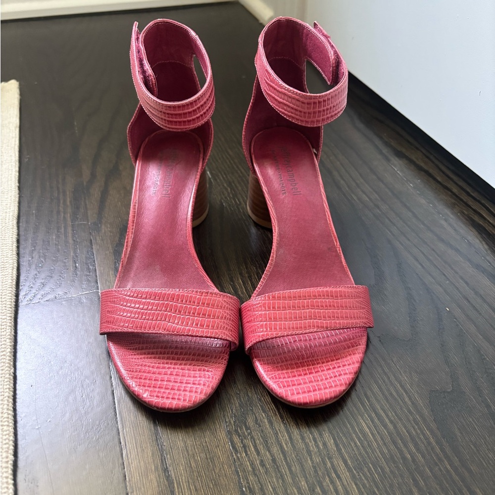 Jeffrey Campbell Red Heels Minimalist Design